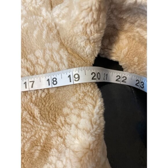 Black Mountain Tan White Full Zip Fleece Jacket Sz XS - Picture 7 of 9